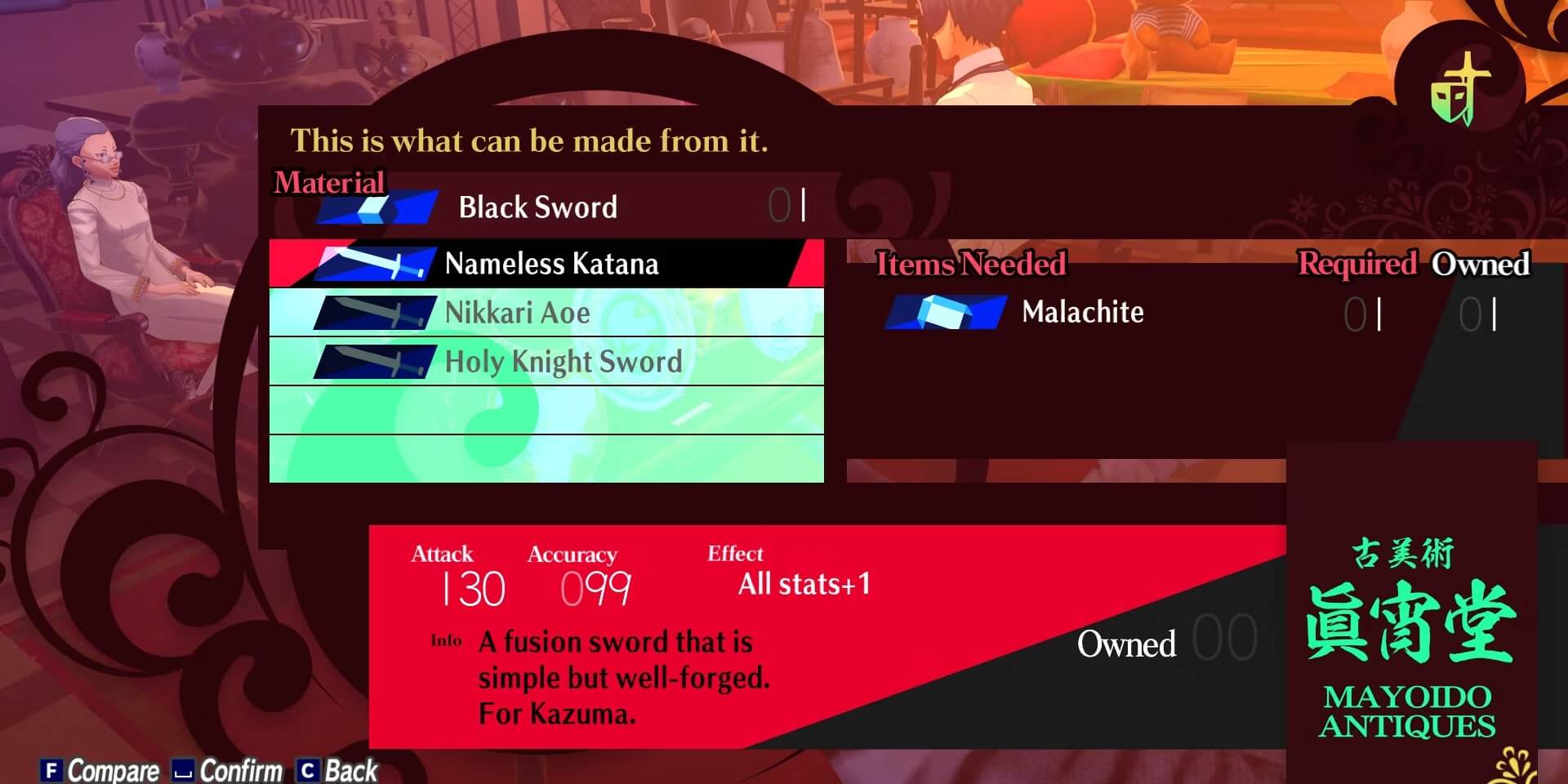 Hướng dẫn hợp thể vũ khí trong Persona 3 Reload