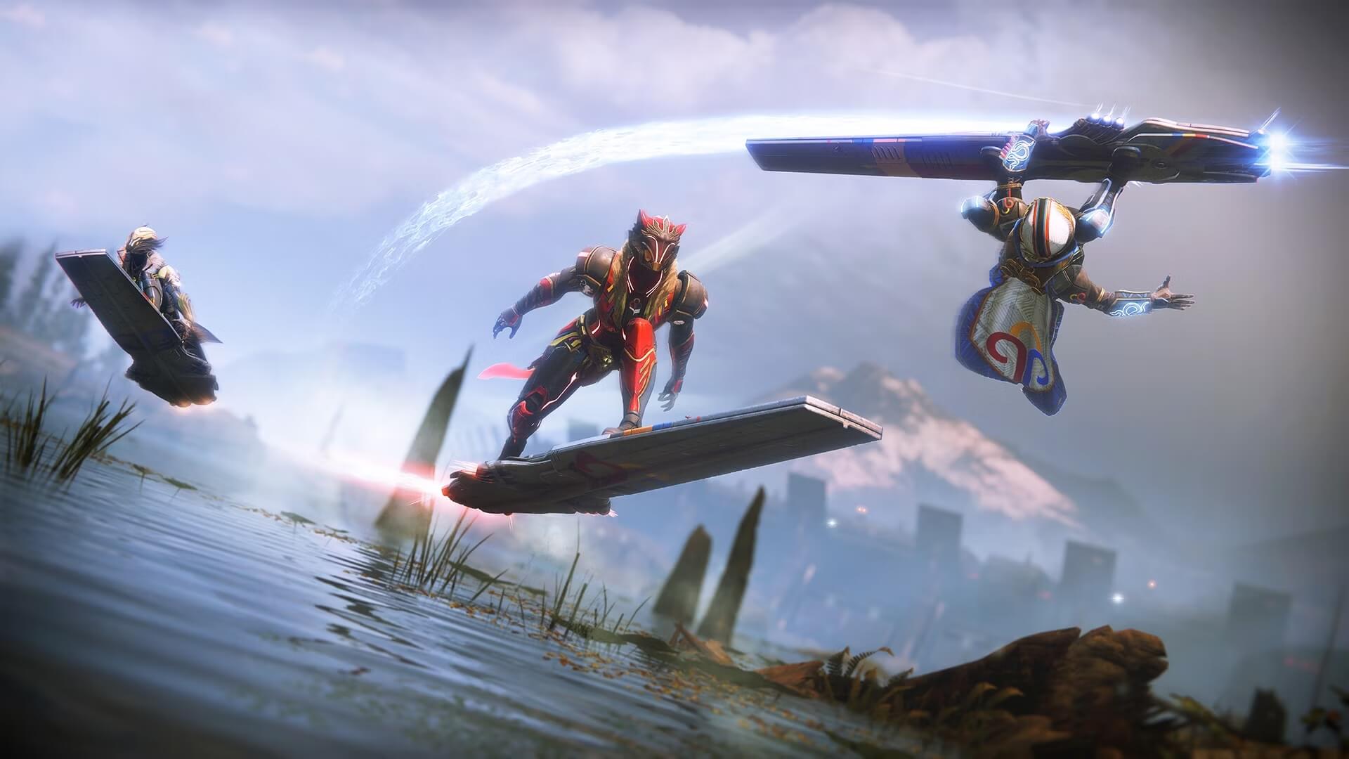 Người chơi Destiny 2 hóa thân thành Silver Surfer nhờ ván trượt mới