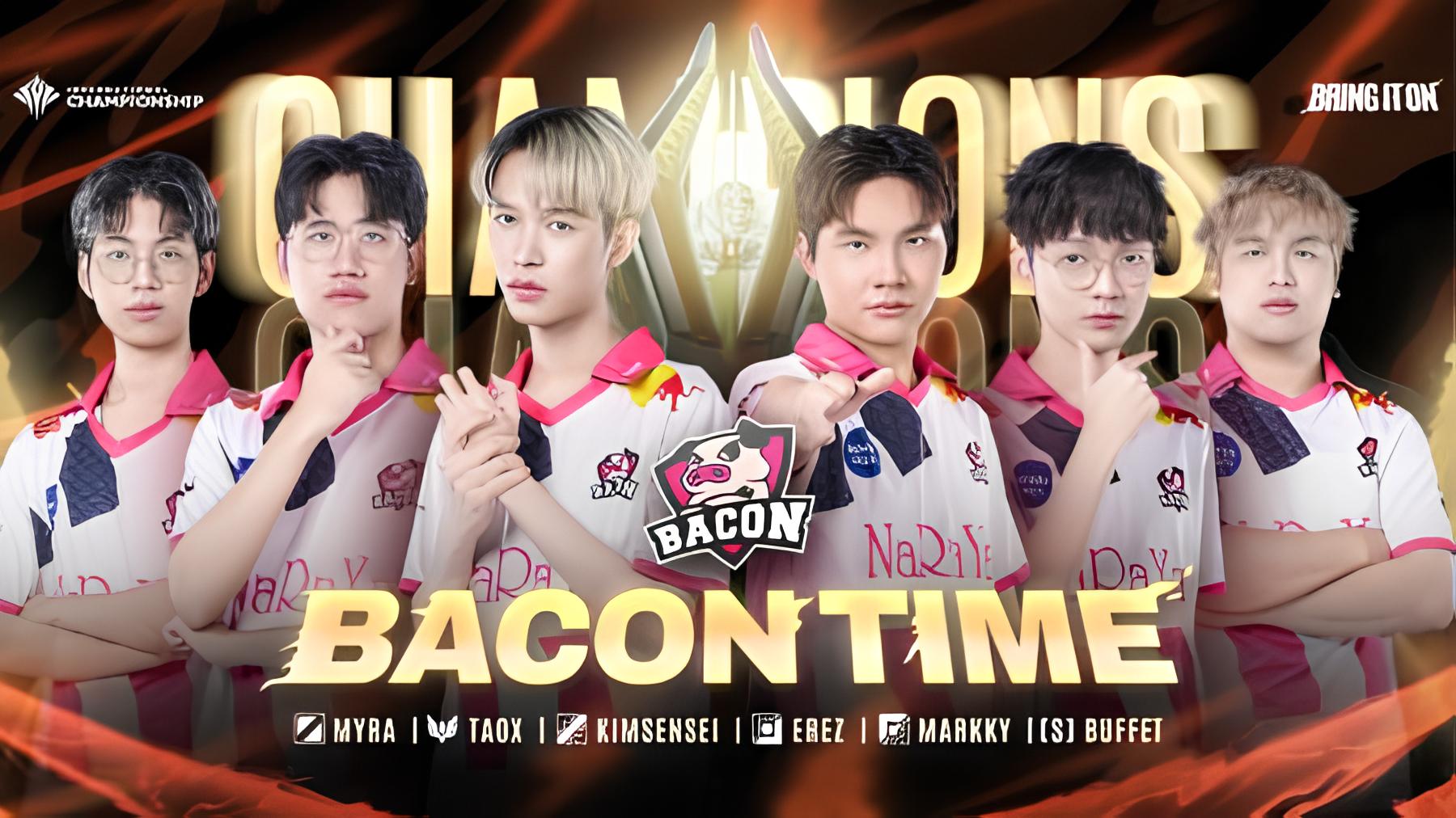 Bacon Time lên ngôi vô địch AIC 2024, khẳng định vị thế độc tôn của Liên Quân Mobile Thái Lan-gamelade