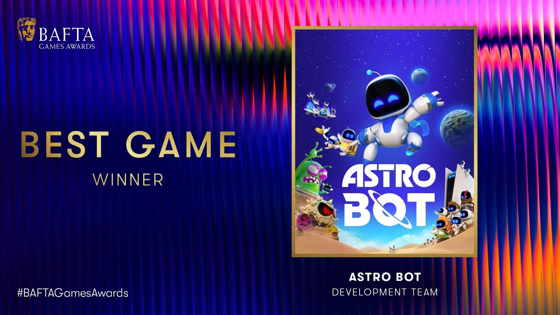 Astro Bot ẵm trọn 5 giải thưởng tại BAFTA Games Awards 2025-gamelade
