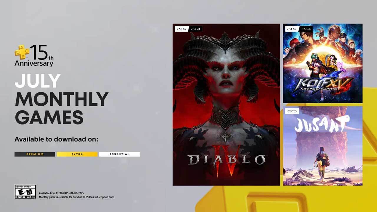 Playstation Plus mừng sinh nhật 15 tuổi cùng loạt game tháng 7/2025 -gamelade
