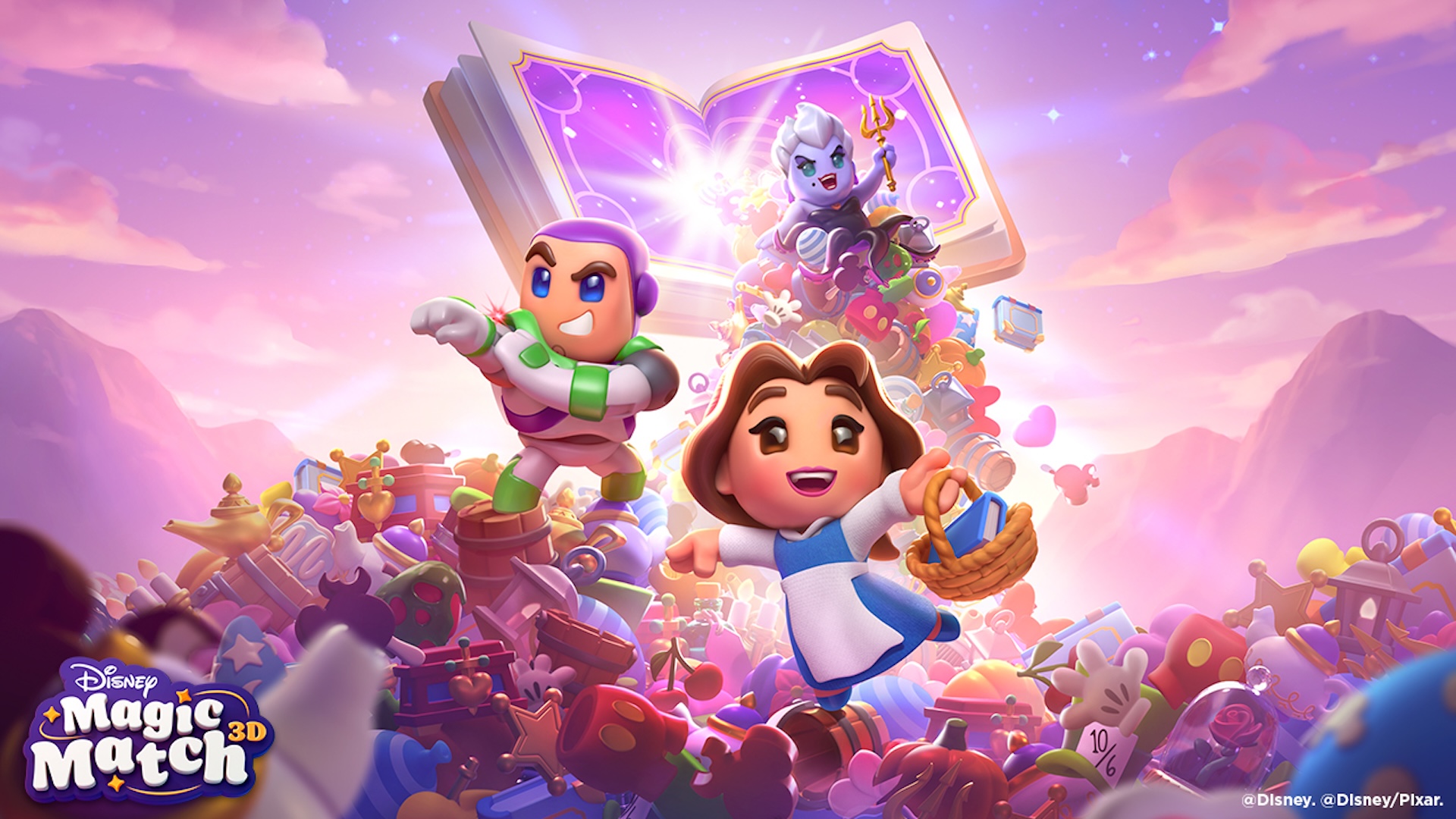 Disney Magic Match 3D chính thức ra mắt toàn cầu-gamelade