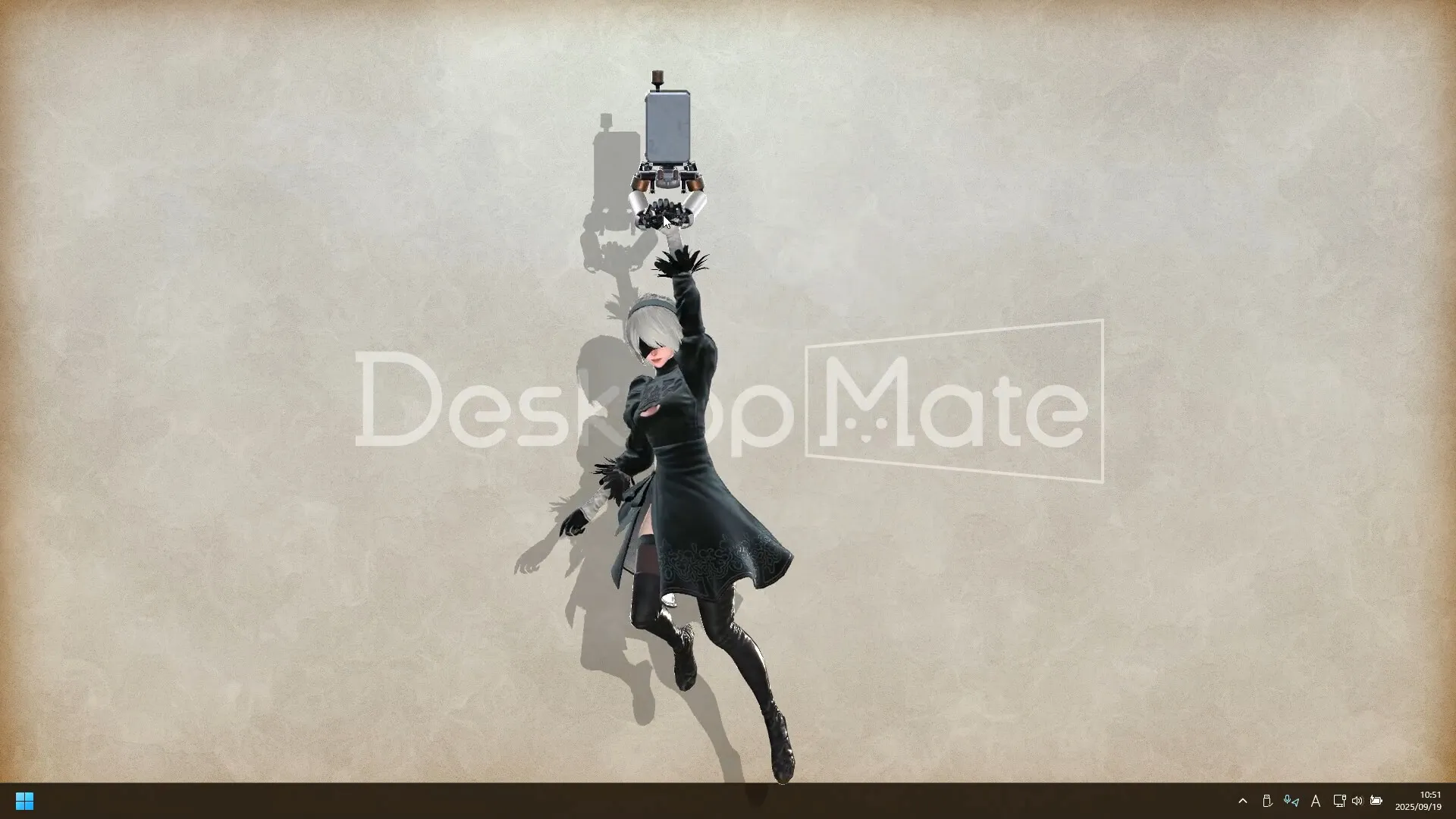 2B của NieR: Automata sẽ có mặt trên Desktop Mate vào tháng 10 này-gamelade